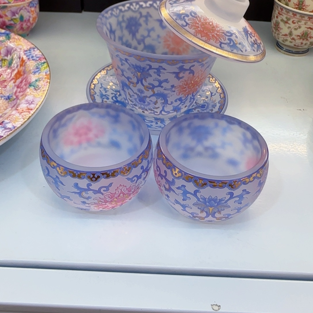 这些盖碗真好看！！！