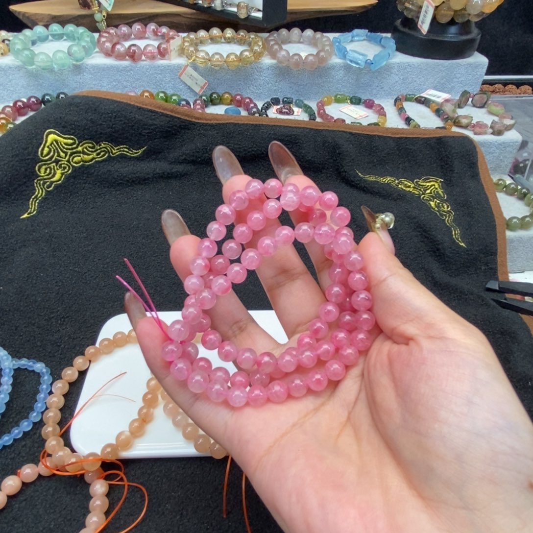 水晶手链未镶嵌手串