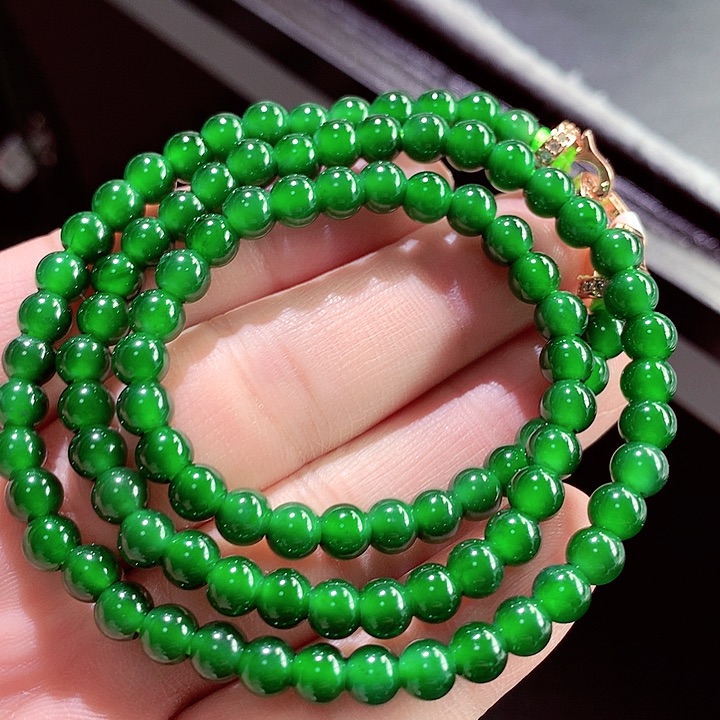 翡翠手链未镶嵌天然翡翠手链未镶嵌