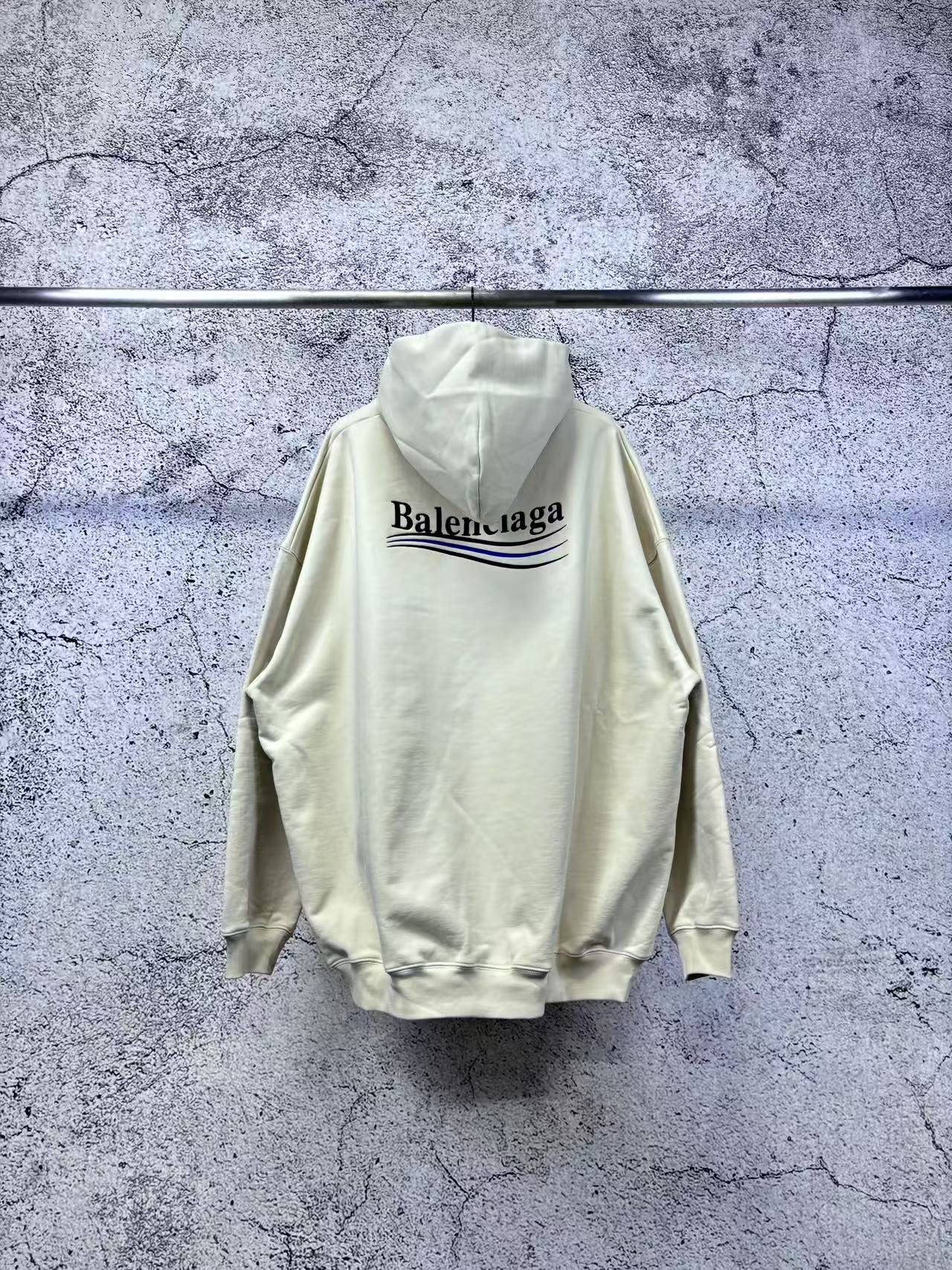 未使用 Balenciaga/巴黎世家 刺绣可乐帽衫/M码/R0408
