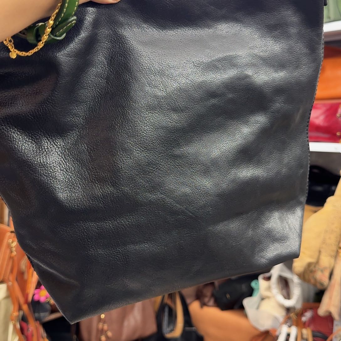 小***佳头层牛皮大黑托特