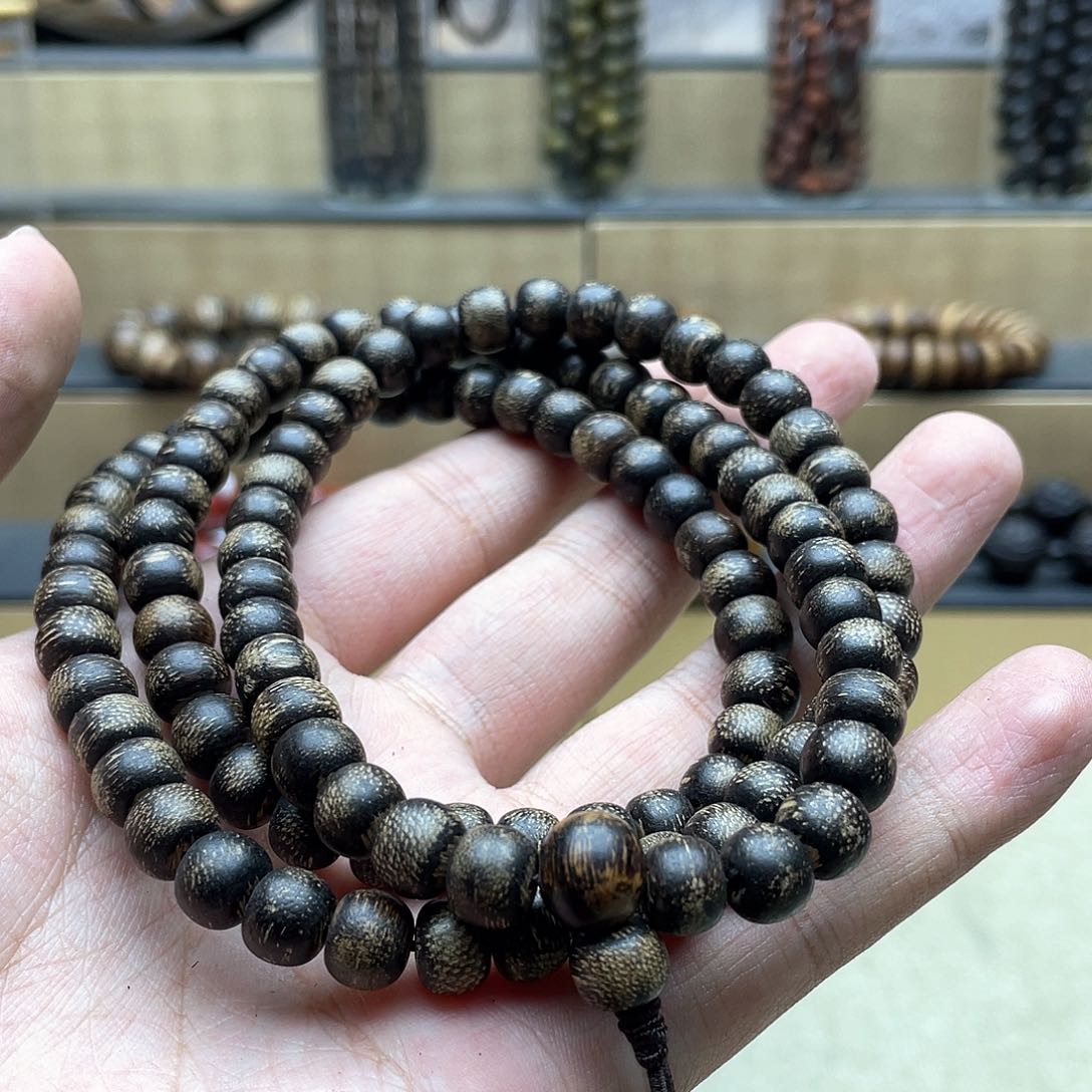 乌木类其他白奇手串400