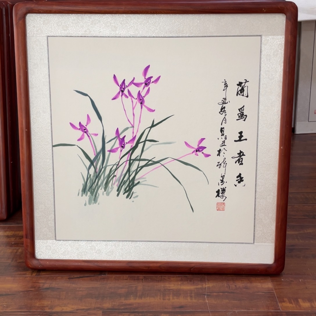 国画带框尺寸63*63厘米
