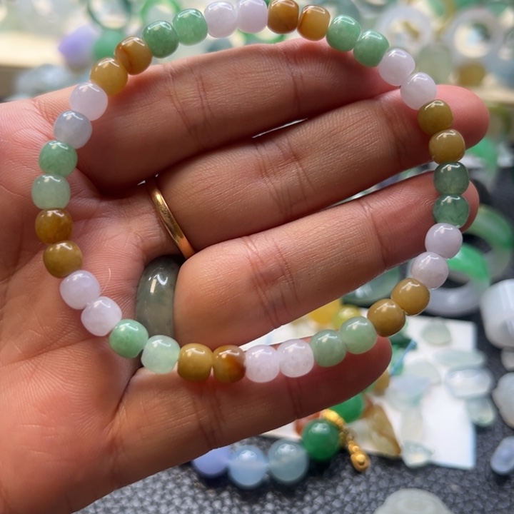 翡翠未镶嵌手链翡翠手链