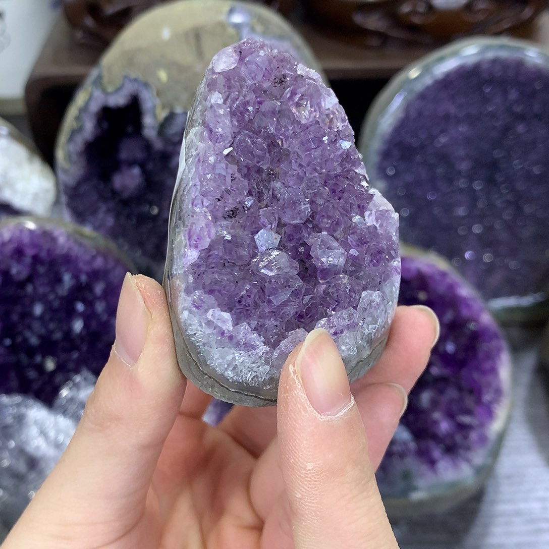 紫晶珠宝半成品未镶嵌700