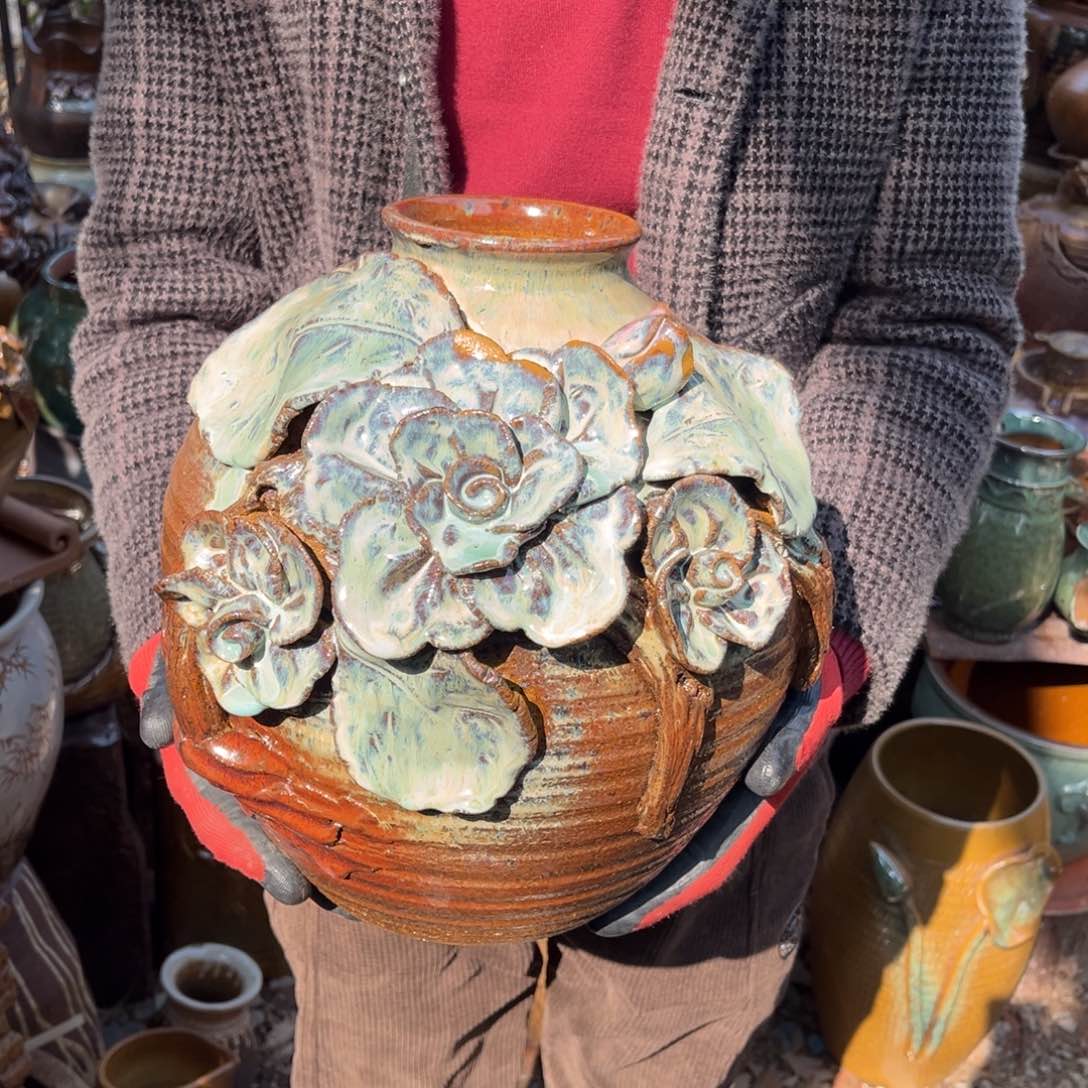 红陶高30口10无孔