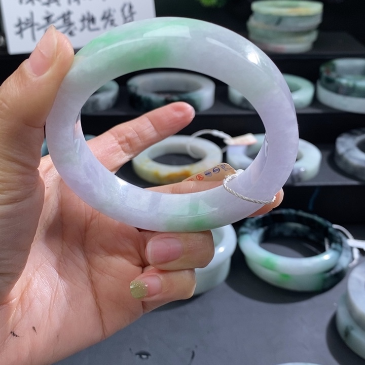 定制翡翠天然翡翠手镯A货未镶嵌蘭*