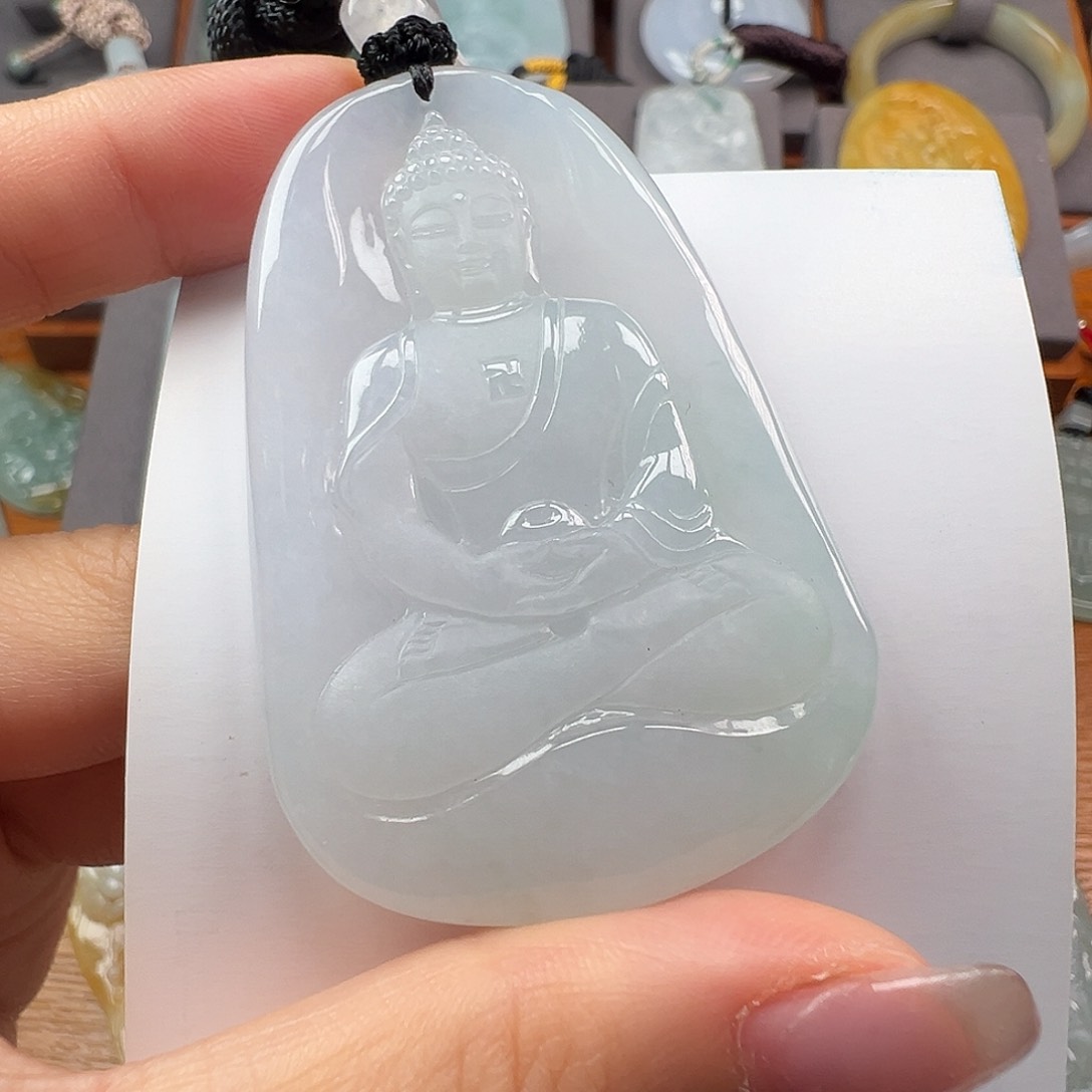 翡翠颈饰未镶嵌缅甸翡翠