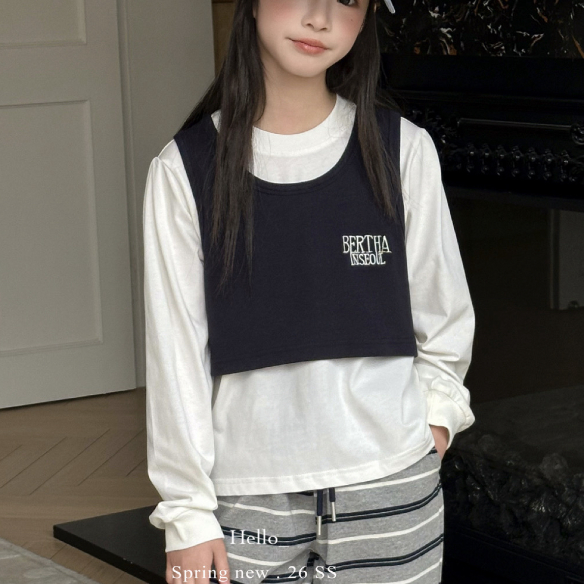 时尚童装26春款两件套T恤68091