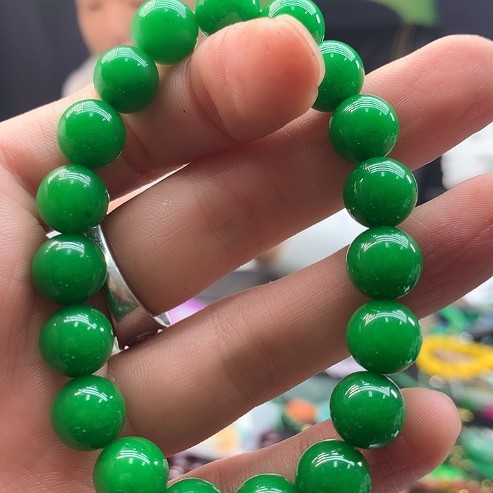 翡翠银S925镶嵌颈饰