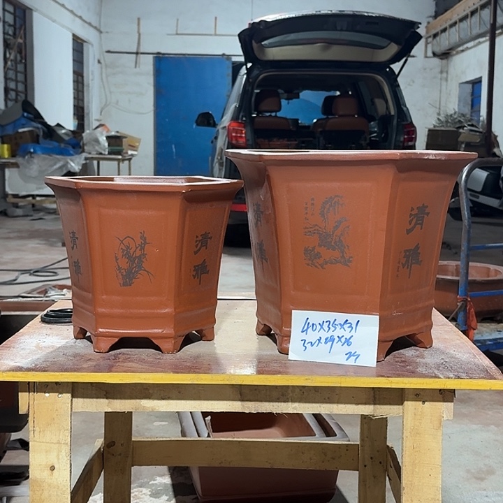 紫砂花盆紫砂花盆