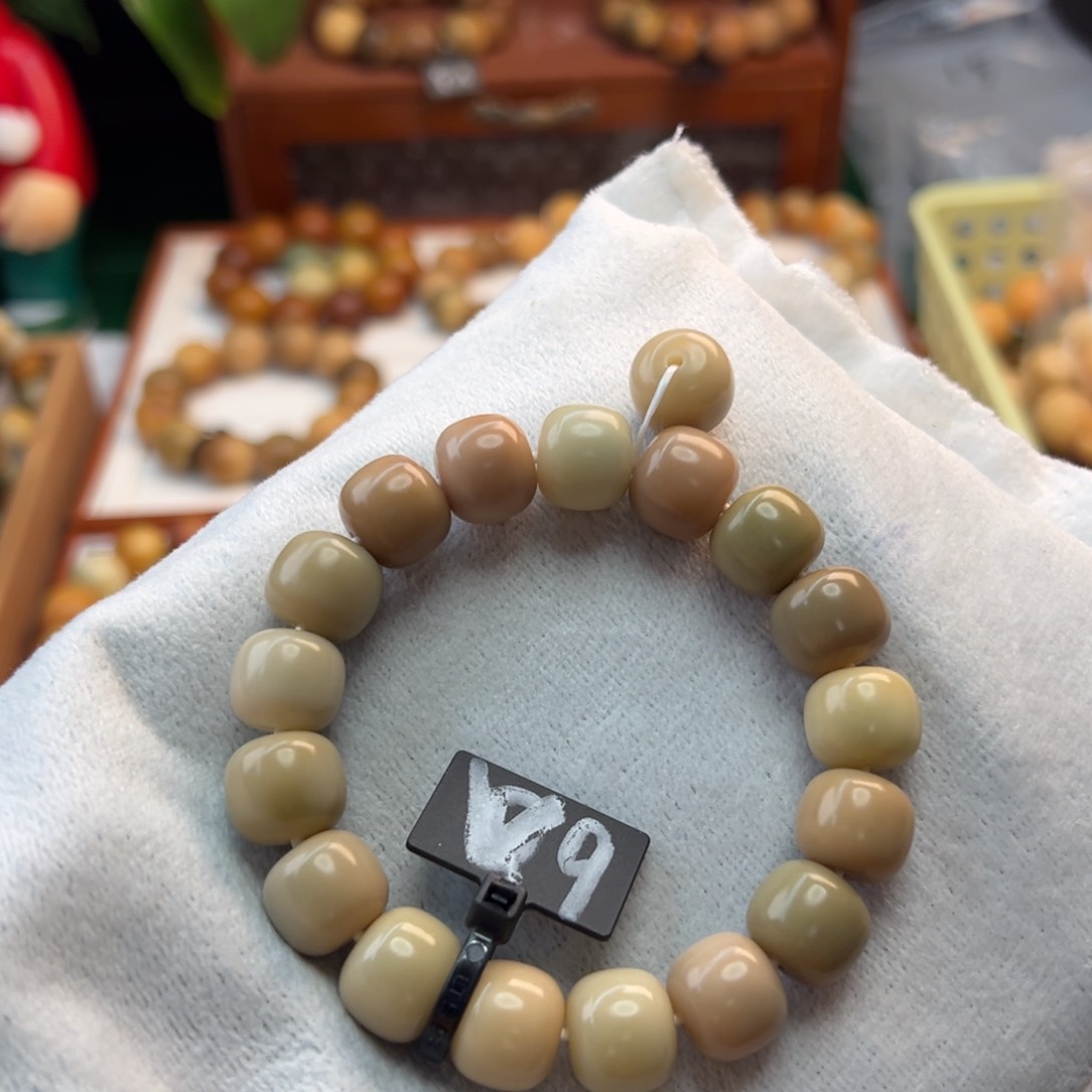 菩提根/象牙果手串卡13桶珠微瑕9