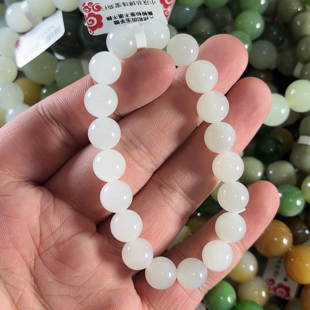 和田玉手链未镶嵌W186