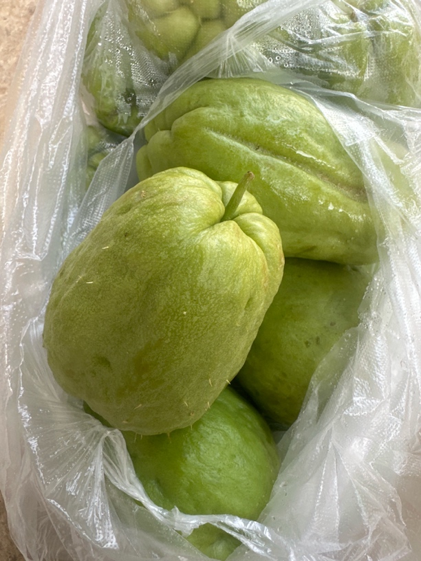 佛手瓜农家大集现收