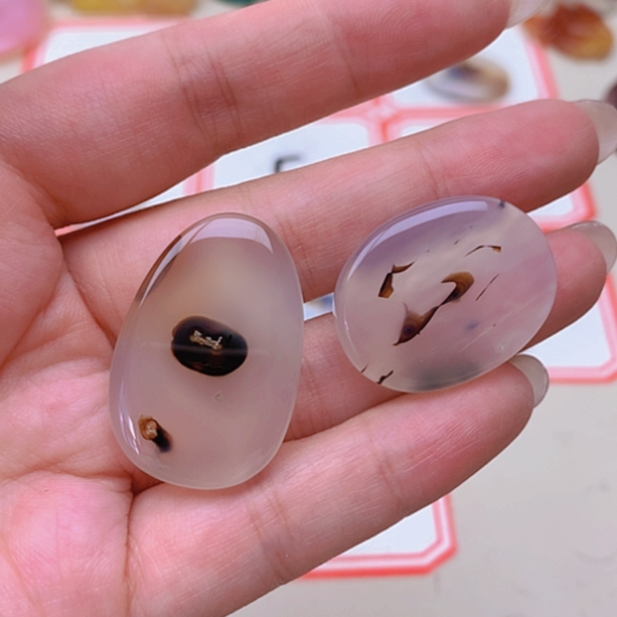 【闪购商品】未镶嵌玛瑙/玉髓珠宝半成品小*儿