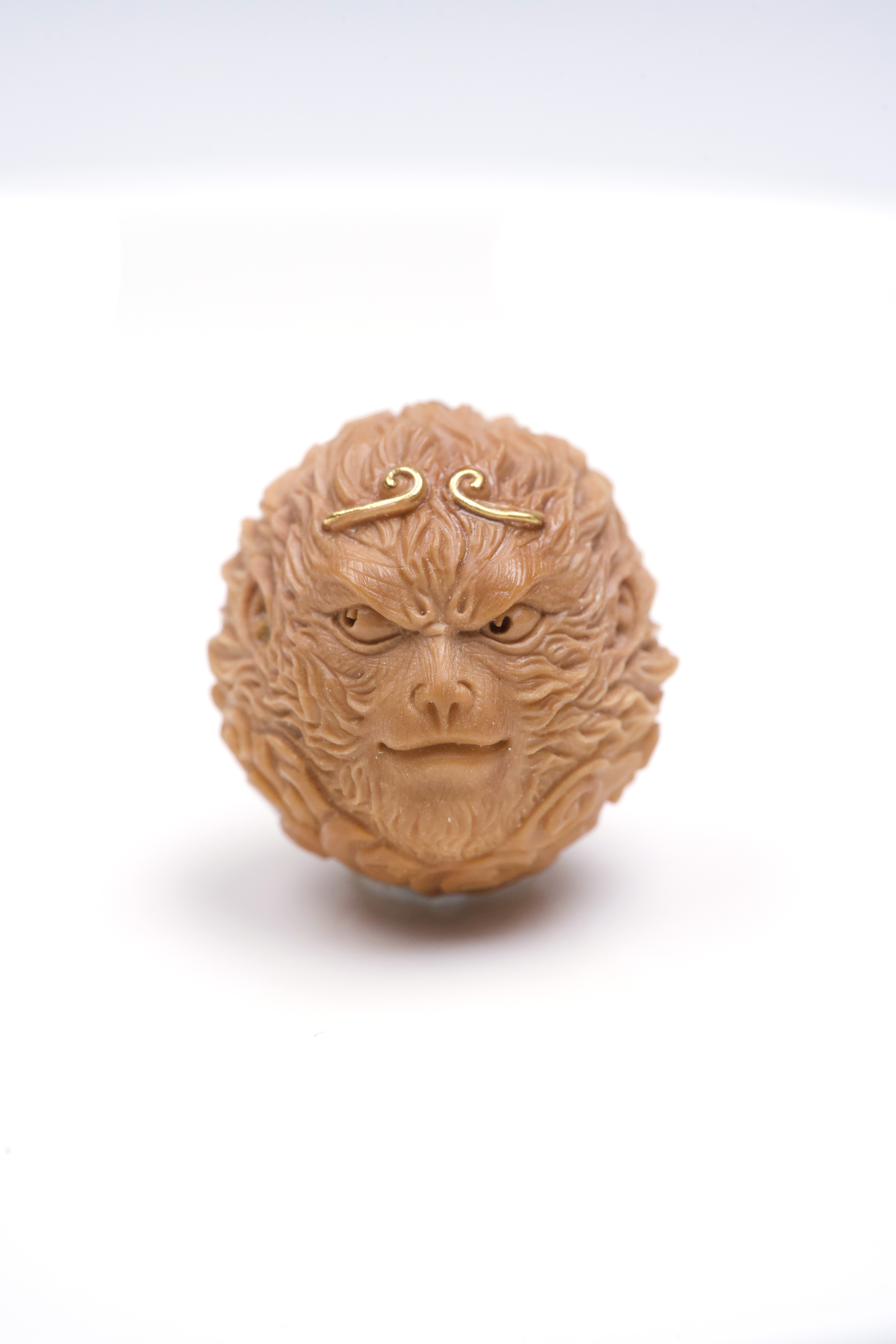 【猴头核桃】单颗雕刻云纹大圣