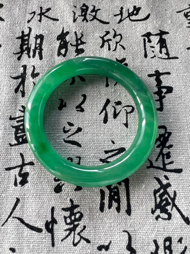 H794-五九➕缅甸翡翠手镯时尚冰女百搭女款