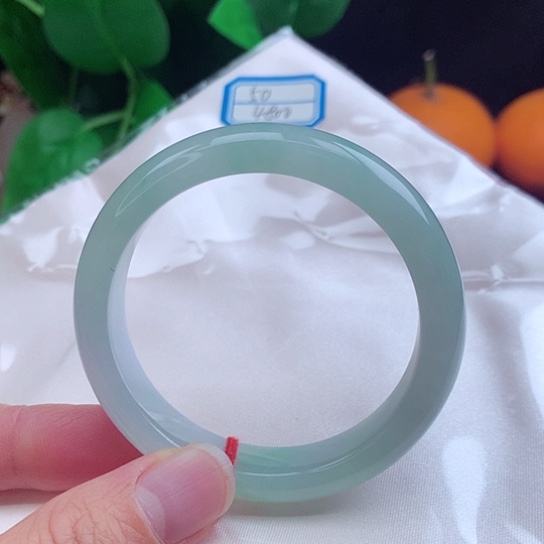 翡翠手镯未镶嵌   正圈50 冰晴