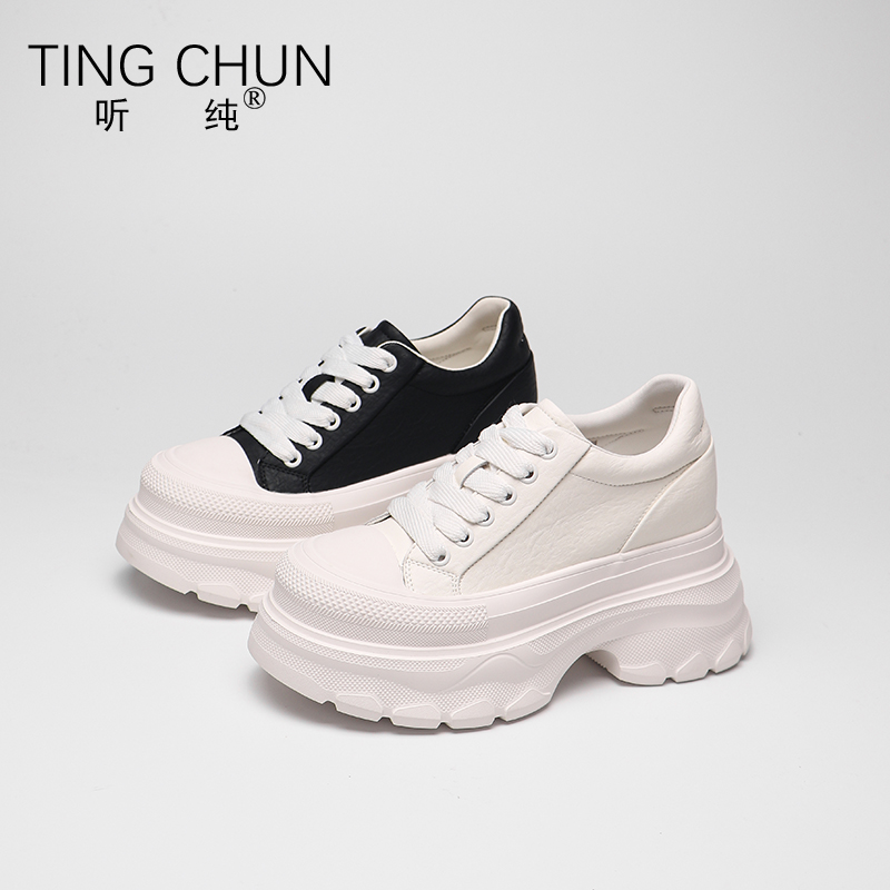 【听纯手工】8CM春季新款网红老爹鞋女休闲百搭时尚潮流女鞋9185-20