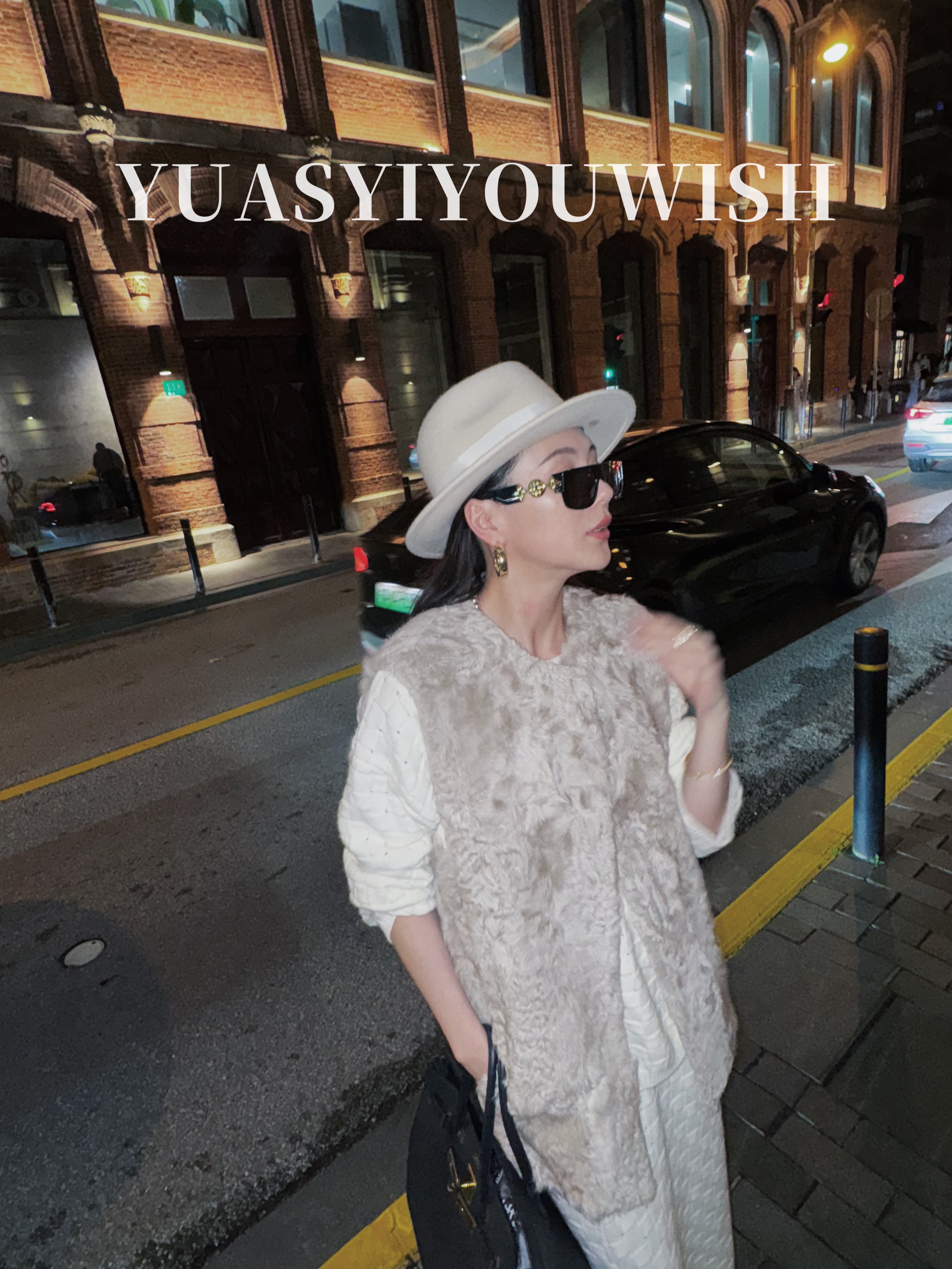 YUASYIYOUWISH[X Y] |“万物”设计师版型金羔羊毛卷卷绒皮草马甲