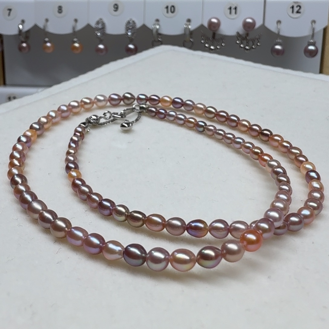 柠****耳饰淡水珍珠银S925镶嵌珍珠