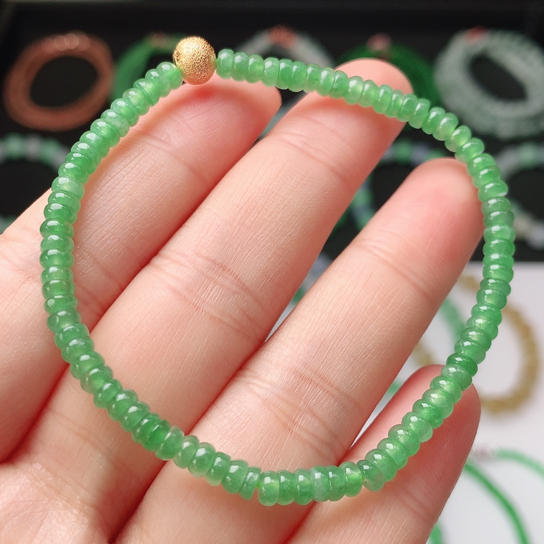 翡翠未镶嵌手链翡翠