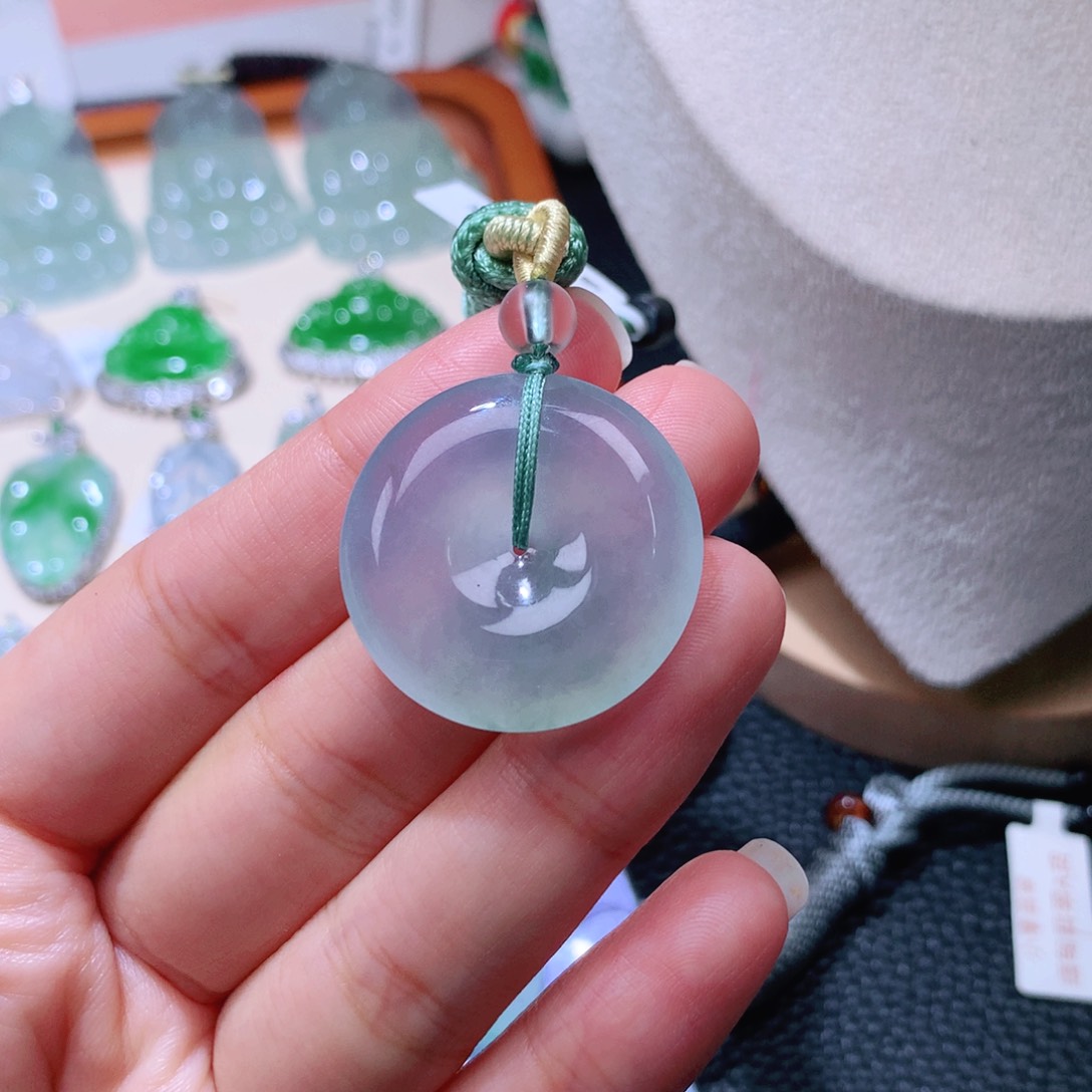 颈饰未镶嵌翡翠扣子28.7*5.8