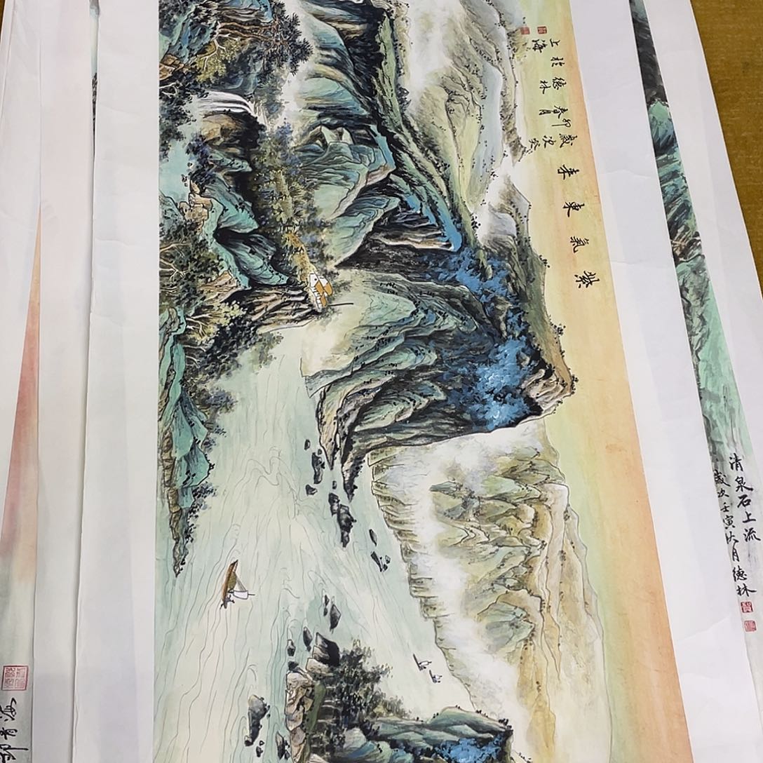 国画黄***家福利品999999（4尺山水