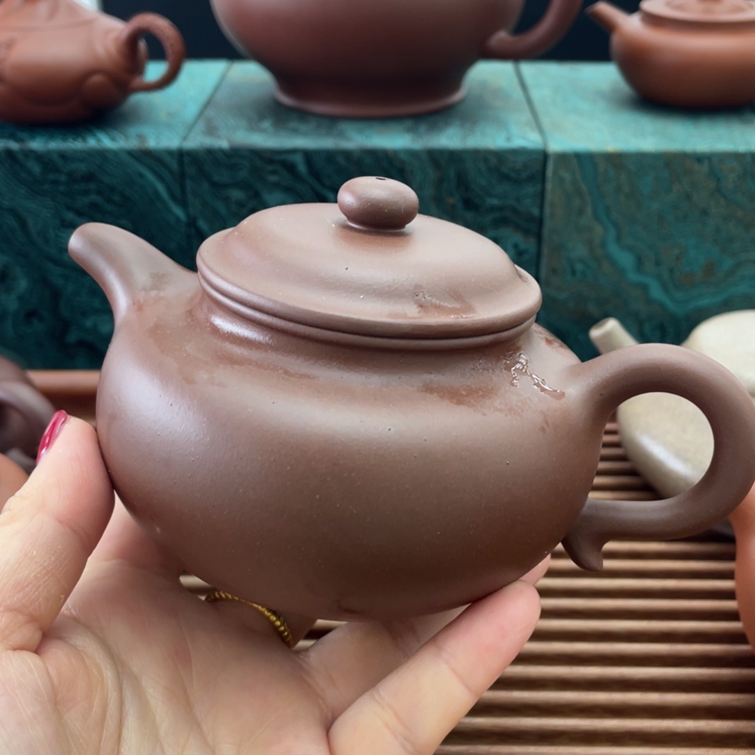 紫砂茶壶仿古紫泥280cc