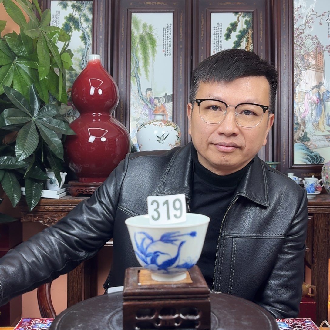 摆件陶景德镇陶瓷手工杯子