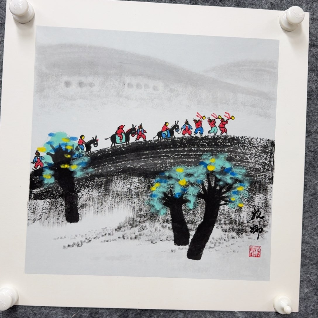 国画国画作品YNN老师