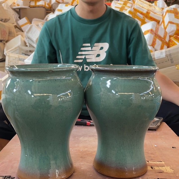 宜兴紫砂粗陶花盆