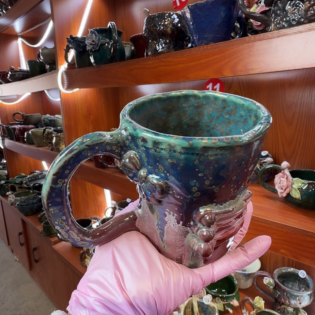 纯手工咖啡杯，餐具