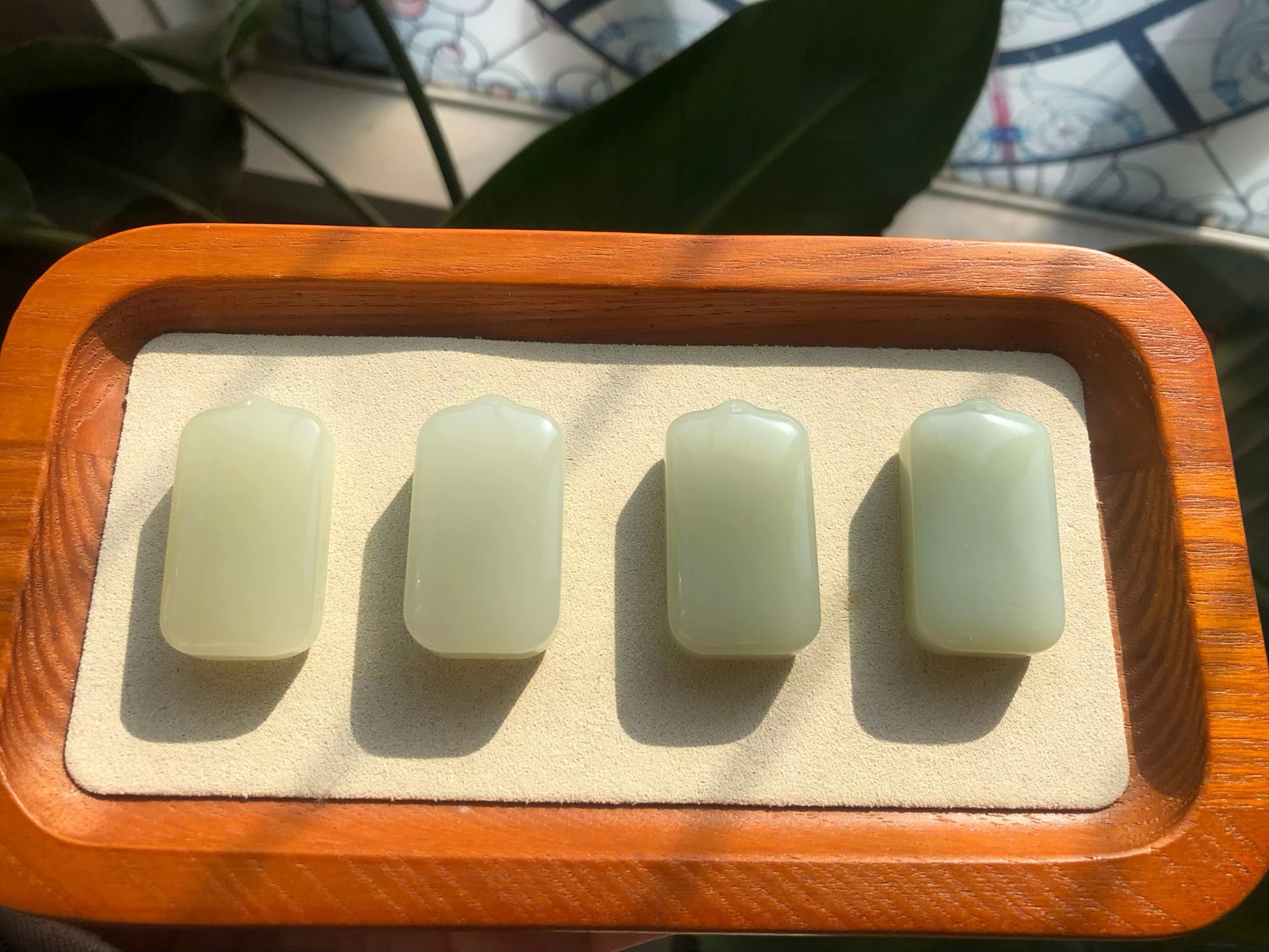 天然和田玉老矿冰底细料平安无事牌时尚男女同款多样性拍一发一