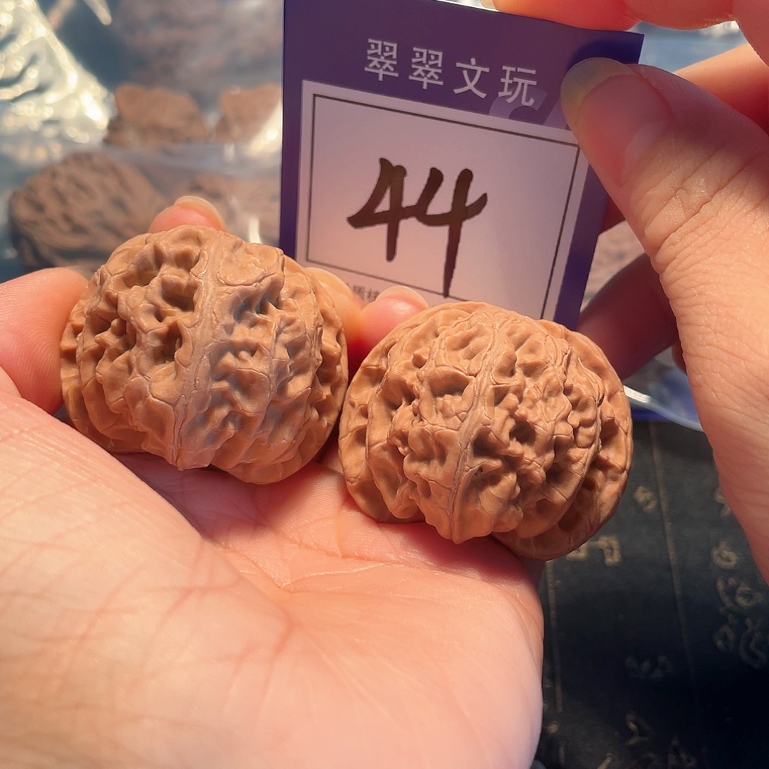 把件桃核44号全品苹果园4.2