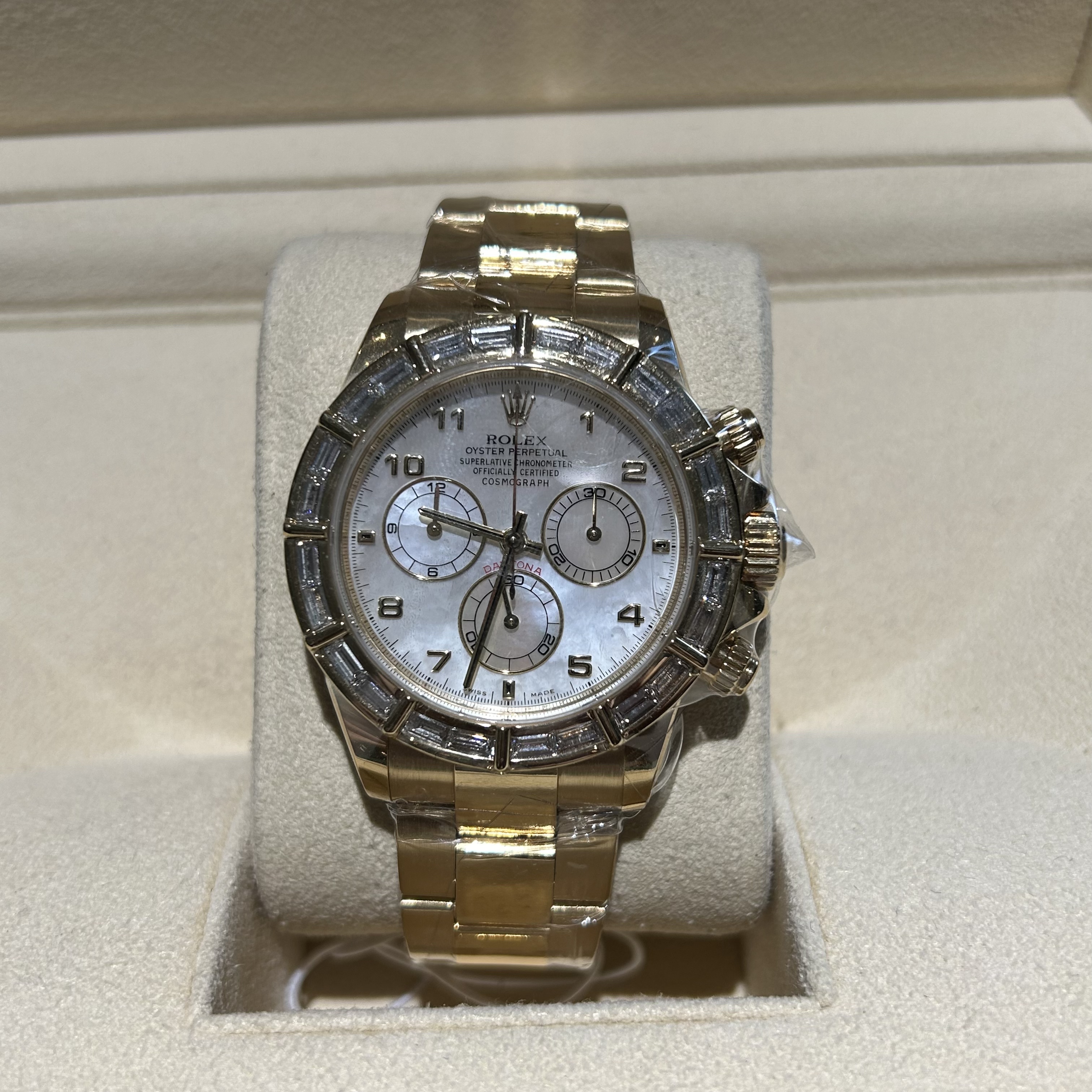 99新  迪通拿/单表后钻/表径40/黄金 机械