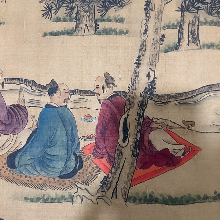 绘画林*毅人物作品，精品挂画