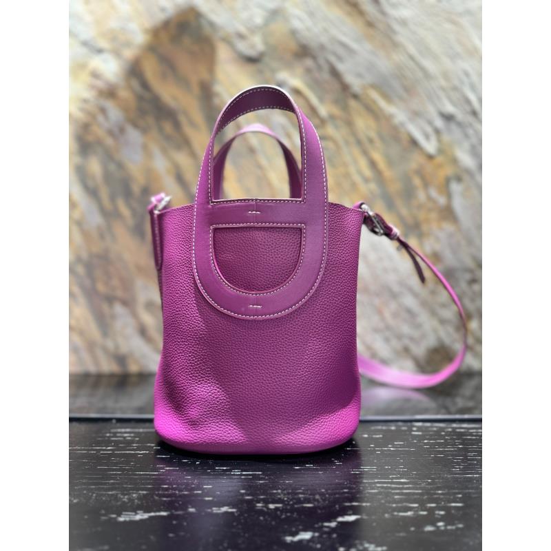 HIRMRIS手工真皮包550799-海葵紫 桶马