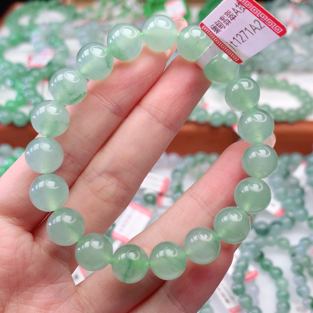 翡翠手链未镶嵌翡翠10mm