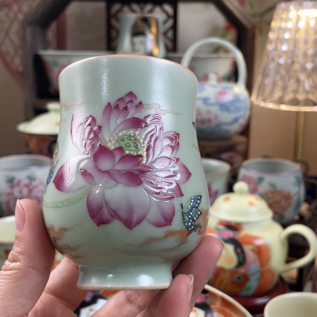 景德镇手绘茶具原创