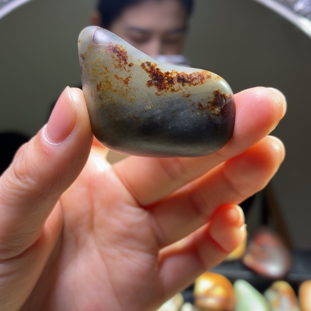 和田玉未镶嵌挂件64g