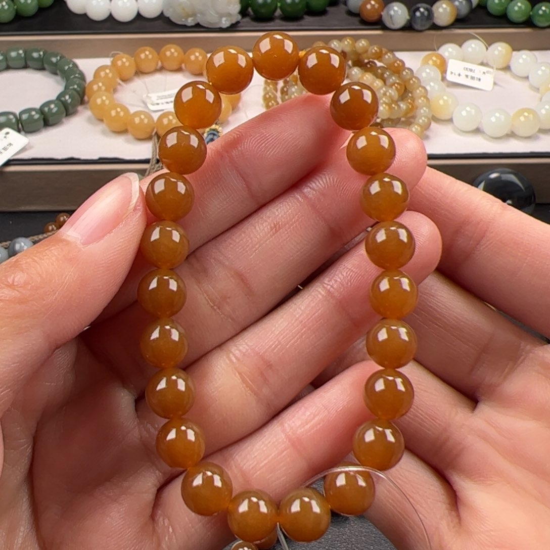 和田玉手链未镶嵌