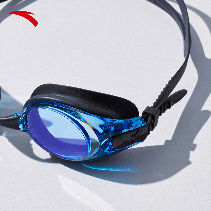 安踏成人泳镜男女同款新款高清防雾专业比赛游泳眼镜1824532707