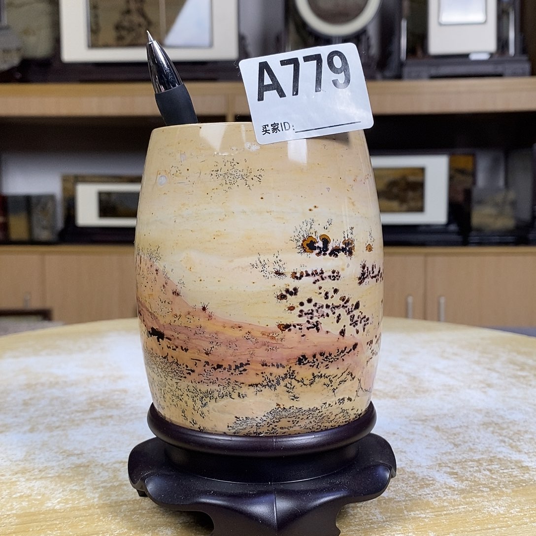 印石昌化石广西国画石摆件