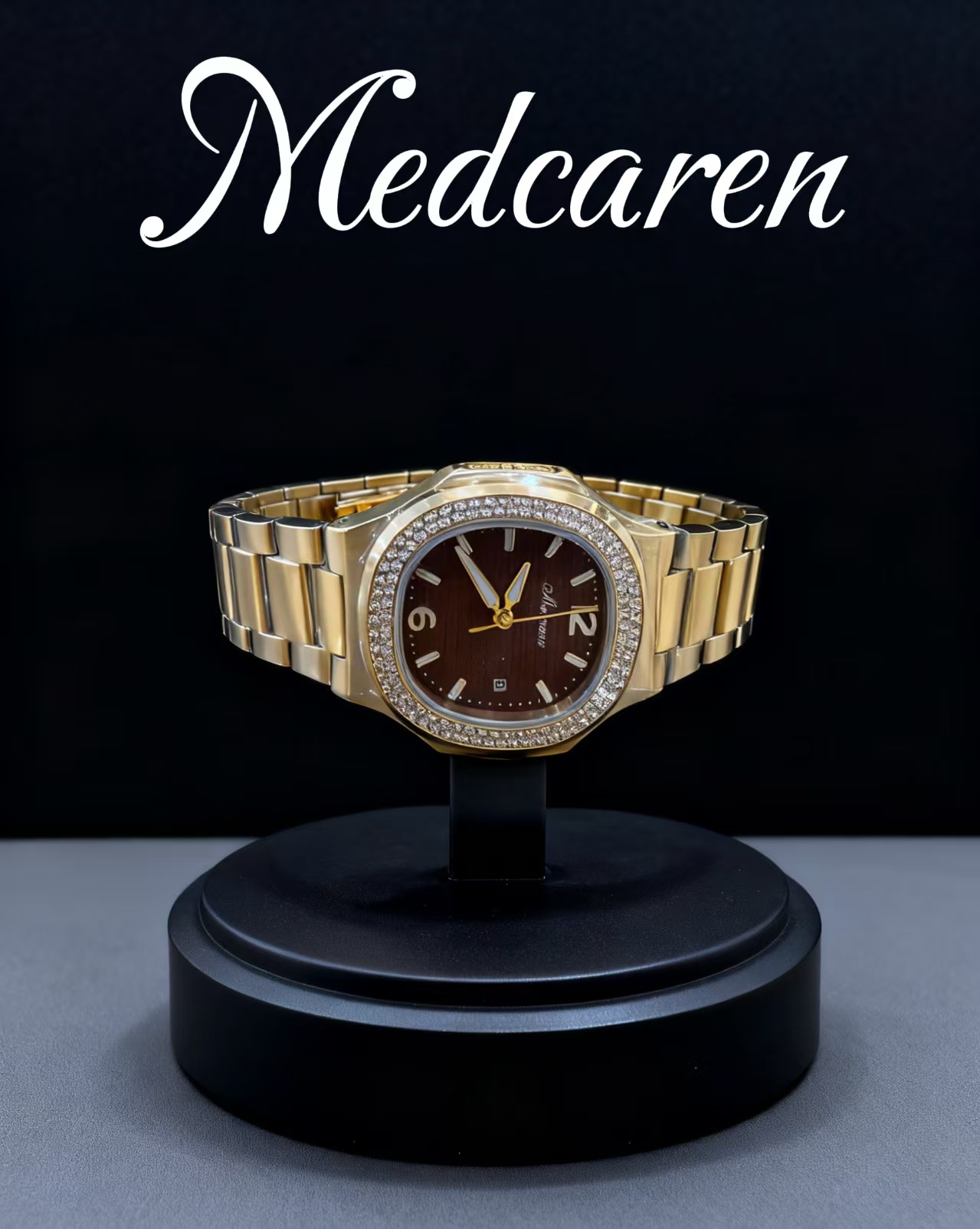 梅地卡伦-紫色鹦鹉螺女士黄金腕表（石英机芯0.1克）