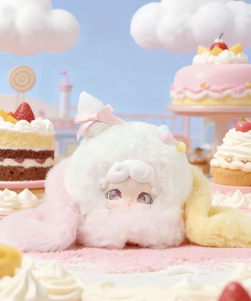 （小羊）Lucky Deer Nai晚安小兔绒绒冰毛绒盲盒玩偶女孩生日礼物