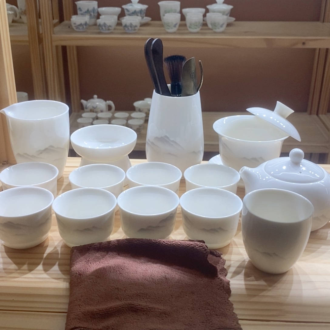 高端茶具套组水墨21