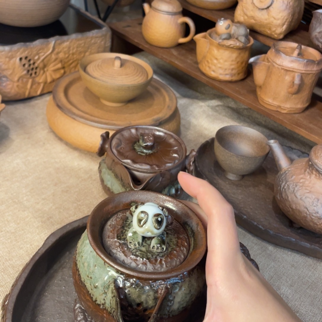 清***月熊猫宝瓶大容量200毫升