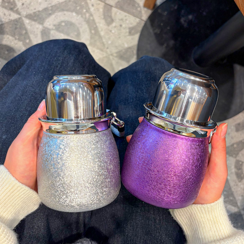 【Ti】时尚福禄杯商务钛杯高档泡茶杯覆钛葫芦婴童保温杯