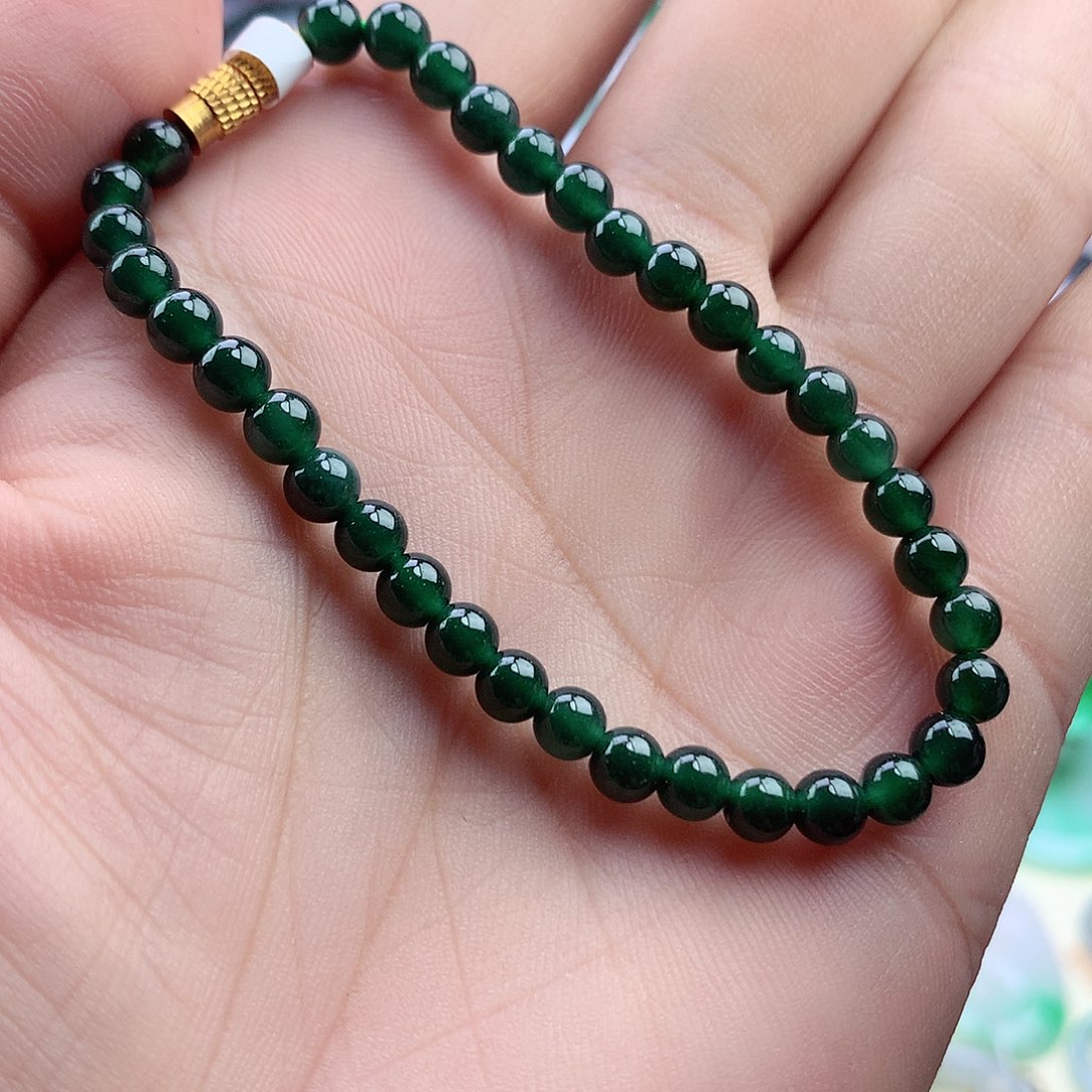 未镶嵌手链翡翠手串